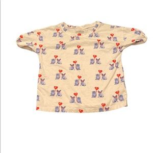 OshKosh B’gosh Size 5 graphic tee - puppy and kitten